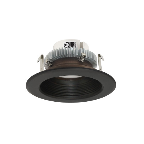4" Cobalt Click Round Retrofit Baffle, 1000lm / 13.5W, Selectable CCT, Bronze Baffle / Bronze Flange