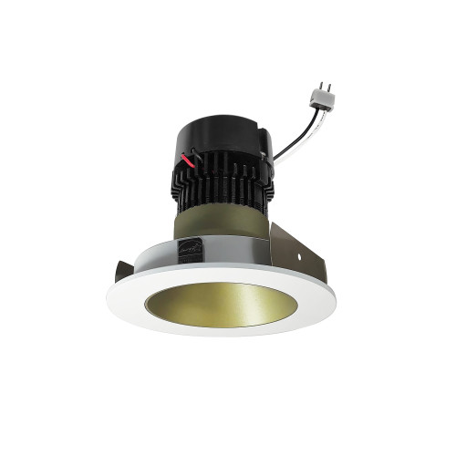 4" Pearl Low Voltage LED Round Retrofit Reflector, 1150lm / 11W, 4000K, Champagne Haze Reflector / Matte Powder White Flange