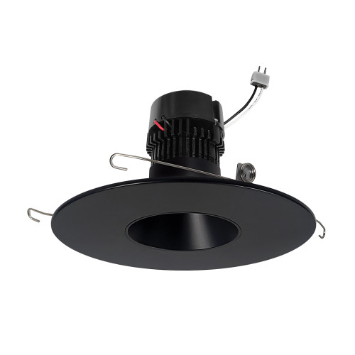 5"/6" Pearl Low Voltage LED Round Retrofit Reflector, 1150lm / 11W, 2700K, Black Reflector / Black Flange