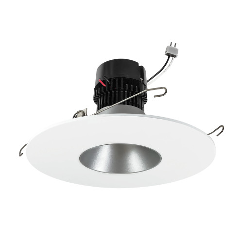 5"/6" Pearl Low Voltage LED Round Retrofit Reflector, 1150lm / 11W, 3500K, Haze Reflector / Matte Powder White Flange