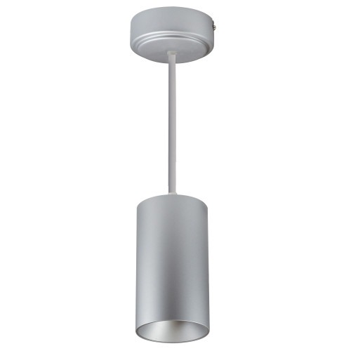 3" iLENE 36" Stem Mount Mini Cylinder, 1300lm, 30W, Comfort Dim, Silver, 120V Triac/ELV/0-10V & 277V 0-10V Dimming