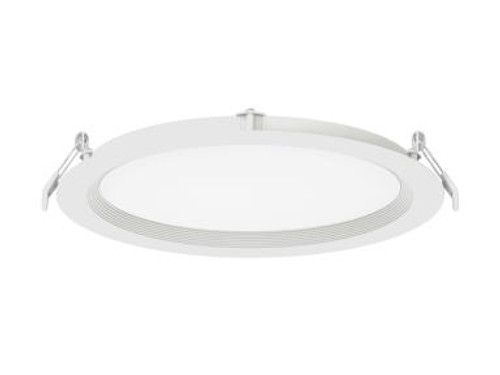 SLIM BAFFLE ROUND DOWNLIGHT, 8 INCH, 23W, 120V - TRIAC DIMMING, 2700/3000/3500/4000/5000K CCT SELECTABLE, WHITE | SBRD-8R23T9CS-W | 112162 | Maxlite | Maxlite at lightingandsupplies.com