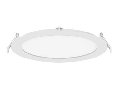 SLIM SMOOTH ROUND DOWNLIGHT, 8 INCH, 23W, 120V - TRIAC DIMMING, 2700/3000/3500/4000/5000K CCT SELECTABLE, WHITE | SSRD-8R23T9CS-W | 112158 | Maxlite | Maxlite at lightingandsupplies.com
