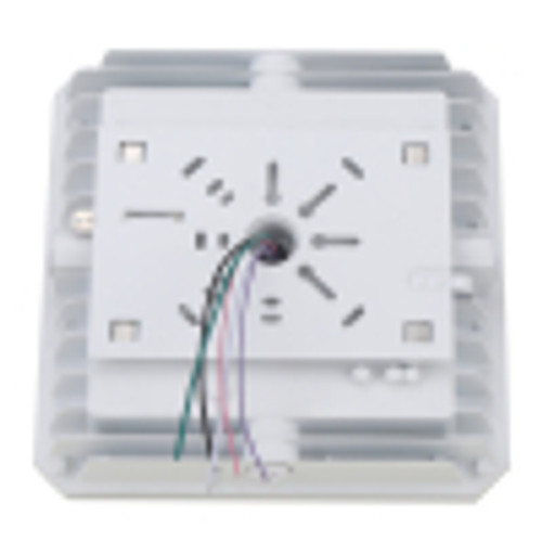 ASD ASD-CAN09S-A80WH LED Edge-Lit Canopy with Q-base 50/70/80 Watt 120-277 Volt 140Lm/Watt 3CCT Selectable White Finish | ASD Lighting | ASD Lighting at lightingandsupplies.com