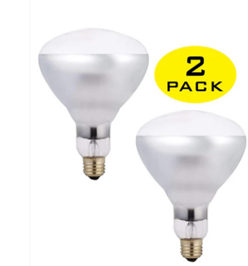 Cyber Tech Lighting IB250R40CLHL/2PK Clear R40 Infrared Heat Lamp - 2 Pack | Cyber Tech Lighting at lightingandsupplies.com