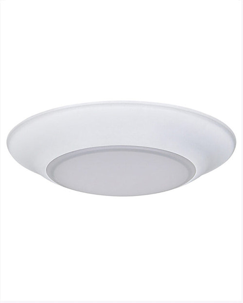 Cyber Tech Lighting LC11RT4-DISK/WW 4-in 10W LED Surface Mount Disk Light, Dimmable, 647 lm, 120V, 3000K, White Finish | Cyber Tech Lighting at lightingandsupplies.com