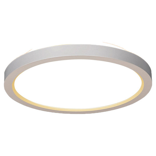 12in FLUSH-MOUNT LIGHT WITH UP | FMLU-R12-MCT5-WH | Westgate | Westgate at lightingandsupplies.com