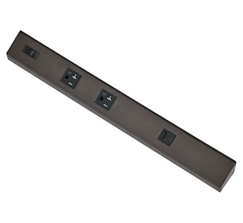 36in ANGLED 4-RECEPTACLE 2 USB | PSA-36-4R-2U-BR | Westgate | Westgate at lightingandsupplies.com