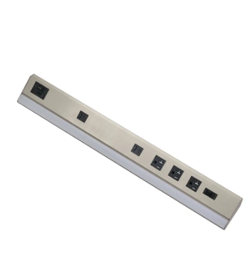 24in ANGLED 3-REC POWER STRIP | PSAL-24-3R-MCT5-BN | Westgate | Westgate at lightingandsupplies.com