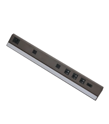 24in ANGLED 3-REC POWER STRIP | PSAL-24-3R-MCT5-BR | Westgate | Westgate at lightingandsupplies.com