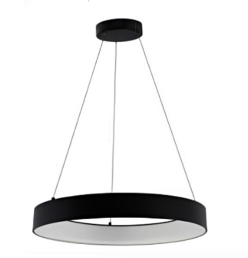 18in HOLLOW CIRCLE PENDANT WIT | SCRH-UD-18-MCT5-DD-BK | Westgate | Westgate at lightingandsupplies.com