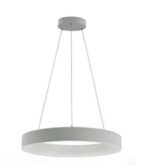 18in HOLLOW CIRCLE PENDANT WIT | SCRH-UD-18-MCT5-DD-WH | Westgate | Westgate at lightingandsupplies.com