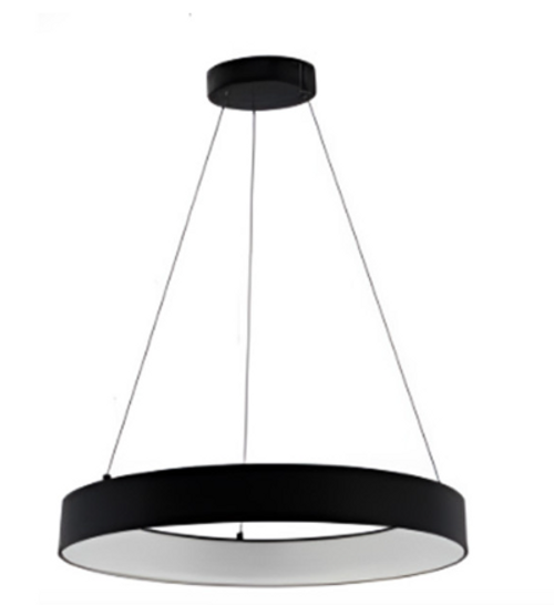 24in HOLLOW CIRCLE PENDANT WIT | SCRH-UD-24-MCT5-DD-BK | Westgate | Westgate at lightingandsupplies.com