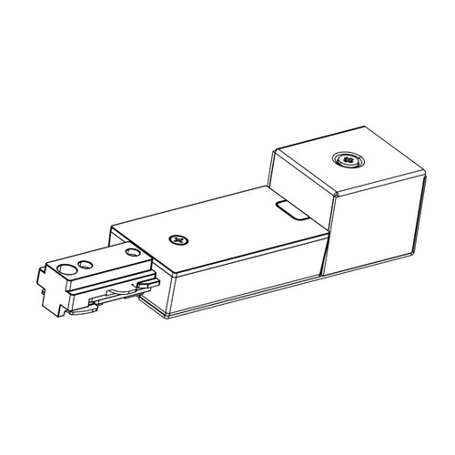 3-WIRE TRACK CONDUIT CONNECTOR | TR-CCON-WH | Westgate | Westgate at lightingandsupplies.com