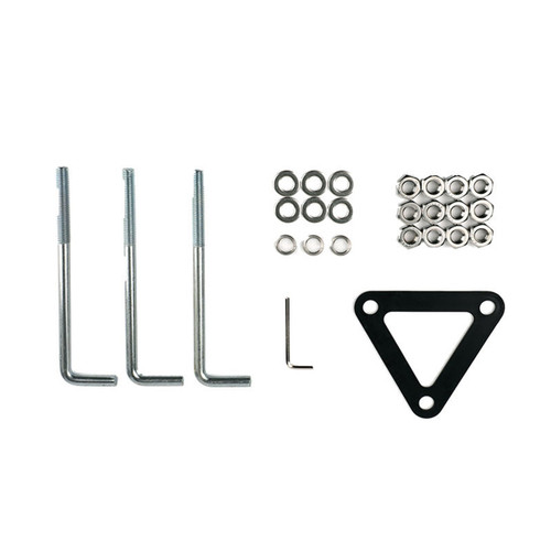 Westgate BOL-G4-ABK-R G4 Bollard Round Anchor Bolts & Mounting Plate | Westgate at lightingandsupplies.com