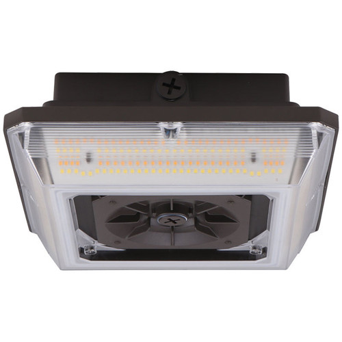 Westgate CAX-60-90W-MCTP-SR Canopy Garage Light, Angled Beam, Selectable 60/75/90W 30/40/50K 0-10V | Westgate at lightingandsupplies.com