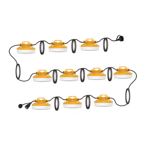 Westgate CL-CONST-100FT-50W-2WIRE 100Ft Construction String Light 10X10W 2-Wire 5000K | Westgate at lightingandsupplies.com