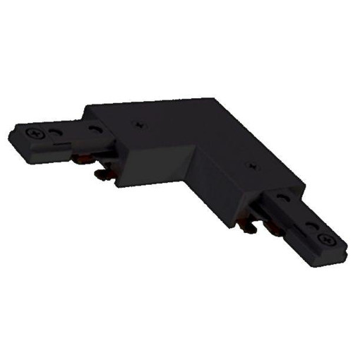 L Connector - Black - 90° - Single Circuit - Feed Point - J-type | TRKJ/LC/1C/BL | Green Creative | Green Creative at lightingandsupplies.com