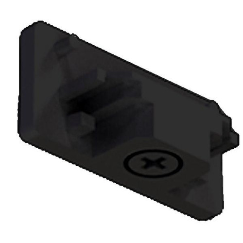 End Cap - Black - Single Circuit - J-type | TRKJ/END/1C/BL | Green Creative | Green Creative at lightingandsupplies.com
