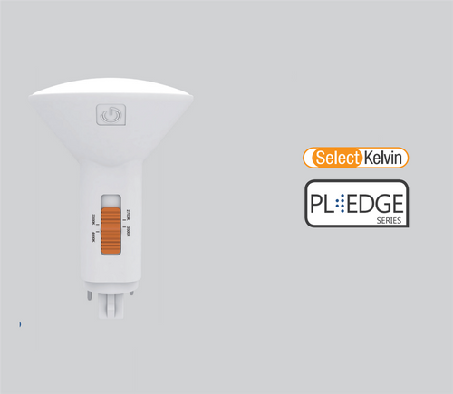 Green Creative, EDGE Series, Vertical PL HYBrid Bulb, 8 Watt, CCT-Select, GX24d/GX24q Base, Ballast Compatible or Line Voltage | 8PLV/8CCTS/HYBM | Green Creative at lightingandsupplies.com