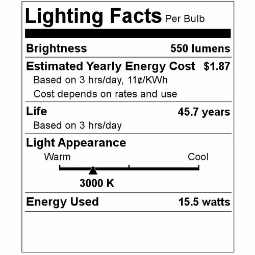 Green Creative LED Light Bulb (38206 / 15.5PAR38DIM/930FL40/SL)
15.5 watt - 120 volt - PAR38 - Medium Screw (E26) Base - 3,000K - Natural White - Swappable Lens - Dimmable | Green Creative at lightingandsupplies.com