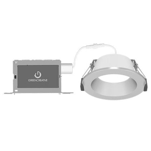 Green Creative 8-in 7.5/21W NYX Downlight, DM, Medium, 120V-277V, Selectable CCT, CC | NYXDM8RD/S9CCT5S/DUALDIM/MD/CC | Green Creative at lightingandsupplies.com