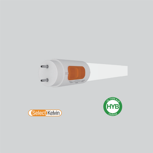 Green Creative, 4 Foot, T8 Hybrid Tube, 15 Watt, CCT-Select, G13 Base, Coated Glass, Type A+B, Single or Double Ended *25-Pack* | 15T8/4F/8CCTS/HYB/C | Green Creative at lightingandsupplies.com