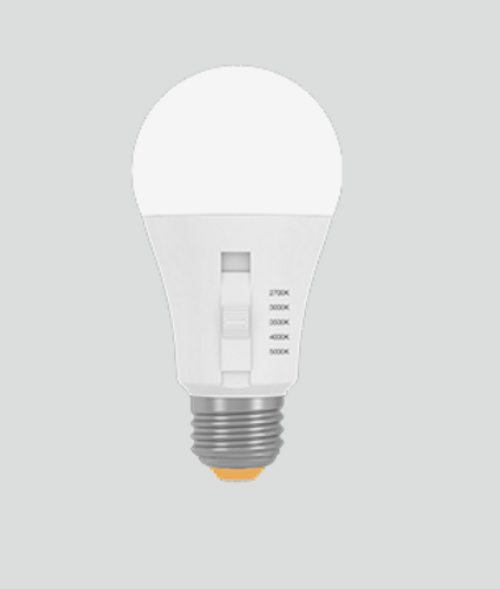 Green Creative, A19 Bulb, 9 Watt, CCT-Selectable, E26 Base, Forward/Phase Dimming, 120V | 9A19DIM/9CCTS | Green Creative at lightingandsupplies.com