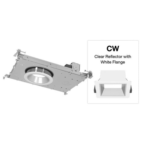 Green Creative 6-in 41W NYX Downlight, SQR, SM, NC, 60°, 120V-277V, CCT Select, CL/WH | NYXNC6SQ/M9CCT5S/DUALDIM/MD/CW | Green Creative at lightingandsupplies.com