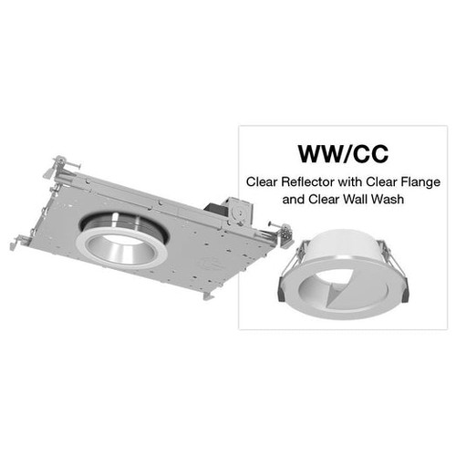 Green Creative 6-in 21W Downlight, Round, NC, Smooth, Wall, 4000lm, 120V-277V, 5CCT, Cl | NYXNC6RD/M9CCT5S/DUALDIM/WW/CC | Green Creative at lightingandsupplies.com
