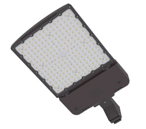 ESL Vision ESL-AL-75150W-13050-BZYM-T3 LED Area Light, Wattage 150W Max, Color Temperature 3000/4000/5000K, Built In Receptacle & Shorting Cap, Voltage 120-277V, Yoke Mount, T3 Lens, Bronze Finish | ESL Vision at lightingandsupplies.com