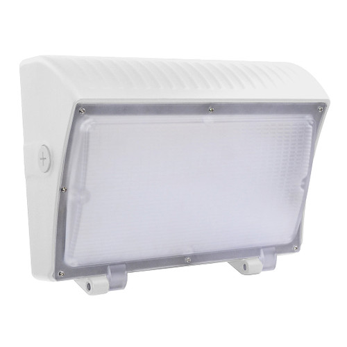 ESL Vision ESL-WP-4070W-63050-WH-EM9-11OCC LED Wall Pack, Voltage 120-277VAC, 10 kV Surge Protector, with on/off Photocell Integrated, Emergency Backup Battery Unit, Occupancy/Daylight Harvesting Sensor, White Finish | ESL Vision at lightingandsupplies.com