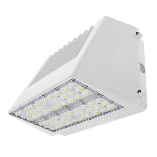 ESL Vision ESL-FCWP-65110W-23050-WH-EM9 LED Full Cut Off Wall Pack, Voltage 120-277VAC, 10 kV Surge Protector, with on/off Photocell Integrated, Emergency Backup Battery Unit, White Finish | ESL Vision at lightingandsupplies.com