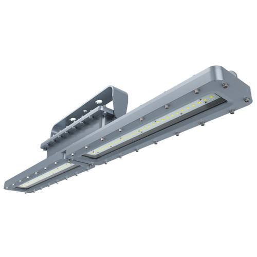 ESL Vision ESL-HZLHB-L100W-150-120D LED Hazardous Linear Highbay, Wattage 100W, Lumens 14000 lm, Color Temperature 5000K, Voltage 100-277VAC Input, 120° Beam Angle, Class l, Division l, Grey Finish | ESL Vision at lightingandsupplies.com