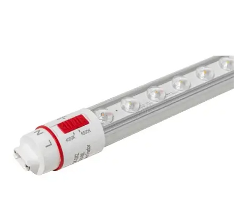 Keystone Technologies 18-in 7W LED Sign Tube, Double, R17d, 120V-277V, CCT Select, Clear | KT-LED7T8-18P2SO-8CSK-DX2 | Keystone Technologies at lightingandsupplies.com