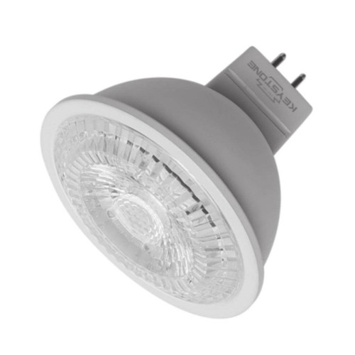Keystone LED Light Bulb (14147 / KT-LED6MR16-S-840 /G2)
6.5 watt - 12 volt - MR16 - Bi-Pin (GU5.3) Base - 4,000K - Cool White - Essential Series - Dimmable | Keystone Technologies | Keystone Technologies at lightingandsupplies.com