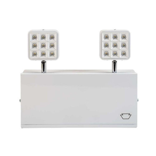Keystone Emergency Light Steel NYC/Chicago Compliant Style 1 White Color 6500K Dual Heads Surface Mount 120-277Vac Emergency Battery Backup High Lumen Output (KT-EM-STNC1-WHWL-SU-HO) | Keystone Technologies | Keystone Technologies at lightingandsupplies.com