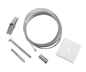 Keystone Technologies 2-in Canopy Cover, Square, Non-Feed, Drywall/Stud Mount, White | KT-LALED-2SC-1-NF-KIT | Keystone Technologies at lightingandsupplies.com