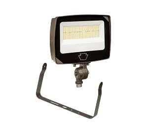 Keystone Technologies 9/12/15W LED Flood Light w/ Photocell, 120V-277V, CCT Select, Bronze | KT-FLED15PS-R4A-UNV-8CSB-VDIM | Keystone Technologies at lightingandsupplies.com