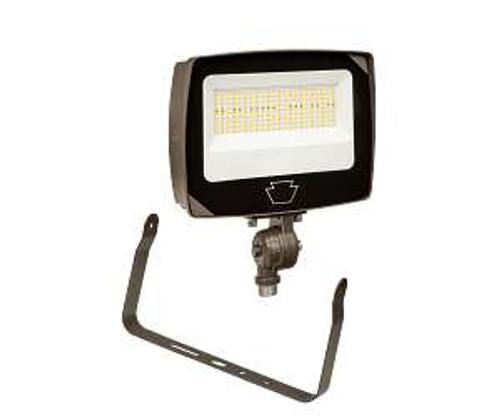 Keystone Technologies 15/25/35W LED Flood Light w/ Photocell, 120V-277V, CCT Select, Bronze | KT-FLED35PS-R4A-UNV-8CSB-VDIM | Keystone Technologies at lightingandsupplies.com