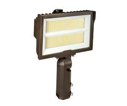 Keystone Technologies 210/290W LED Flood Light w/ PC, 5Hx5V, 120V-277V, CCT Select, Bronze | KT-FLED290PS-R2D-UNV-8CSB-VDIM | Keystone Technologies at lightingandsupplies.com