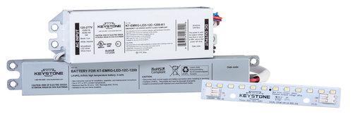 Keystone KT-EMRG-LED-12C-1200-K1-IP LED Emergency Back-Up Kit, 12W Constant Wattage Driver and .7In x 8In LED Module, Approx 1200 Lumens. | Keystone Technologies | Keystone Technologies at lightingandsupplies.com