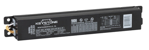 Keystone 4 X F32T8 .77 Ballast Factor 120-277V Electronic Ballast (KTEB-432-UV-IS-L-P-DP) | Keystone Technologies | Keystone Technologies at lightingandsupplies.com