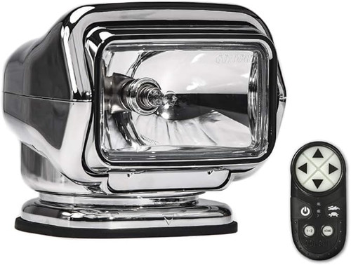 Golight Stryker ST Series Portable Magnetic Base Chrome Halogen w/Wireless Handheld Remote