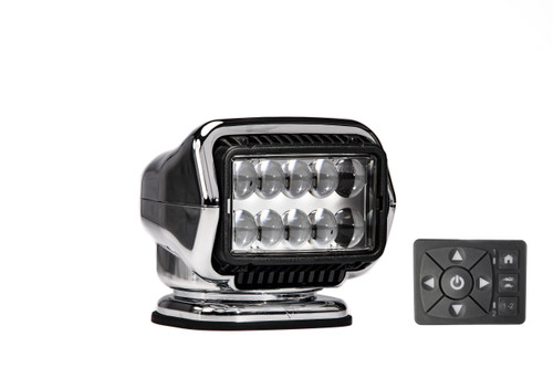 Golight Stryker ST Series Permanent Mount White 12V Halogen w/Hard Wired Dash Mount Remote