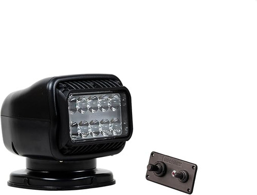 GoLight 20218GT LED Hybrid Spotlight Permanent Mount - Black