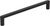 105-160MB - 160mm Center-to-Center Matte Black Gibson Cabinet Pull - Elements