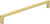 105-192BG - 192mm (7-9/16") Center to Center Bar Pull Brushed Gold Finish - Elements