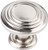 110SN - 1-1/4 Inch Diameter Vienna Spiral Cabinet Knob Satin Nickel - Elements