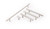 136BG - Naples 5-3/8 Steel Cabinet Pull Brushed Gold - Elements